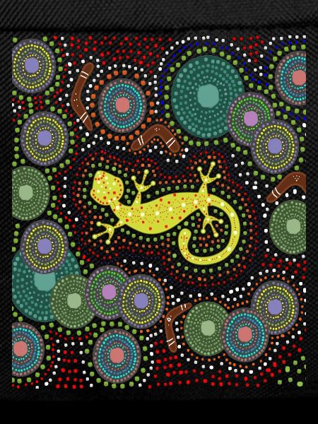 Aboriginal Art Gecko
