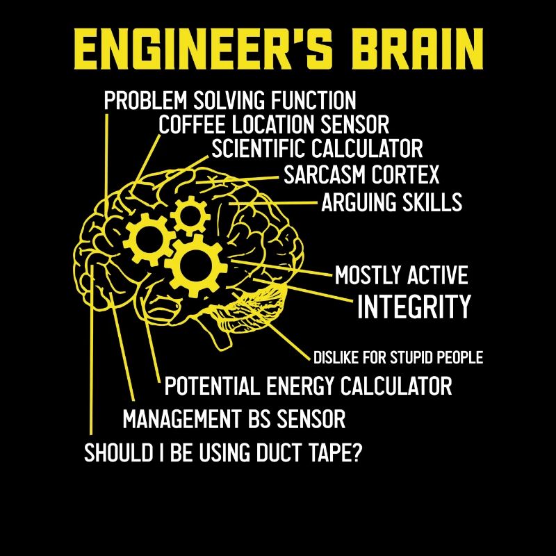 Engineer's Brain T-Shirt