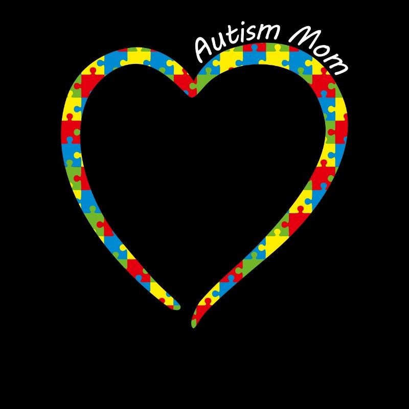 Autismus Mutter Herz des Puzzles Peaces Cute Autism Awar