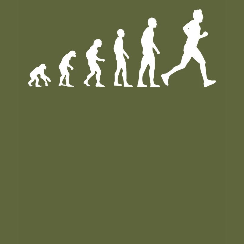 Jogging Run Runner Evolution Funny Gift