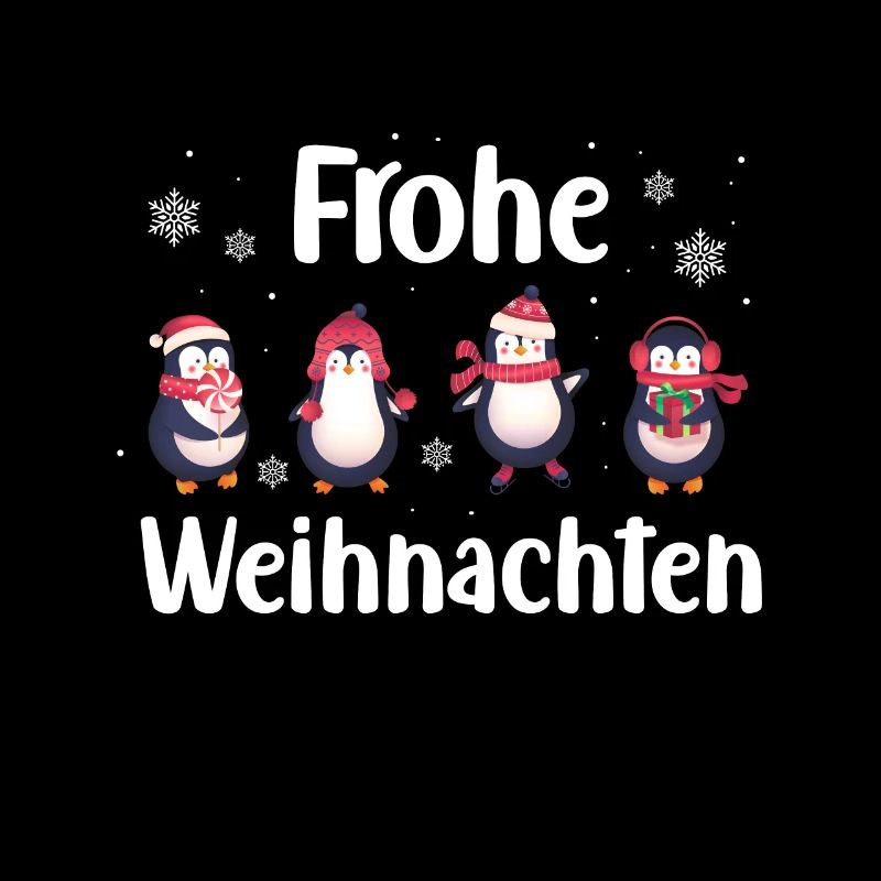 Frohe Weihnachten Pinguine Pinguin