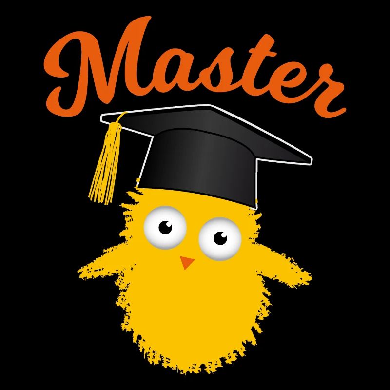 Master Küken Lustig Studium Abschluss Geschenk