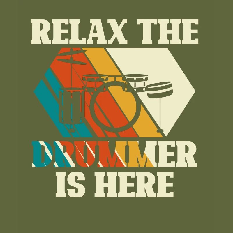Relax the drummer is here - Schlagzeug