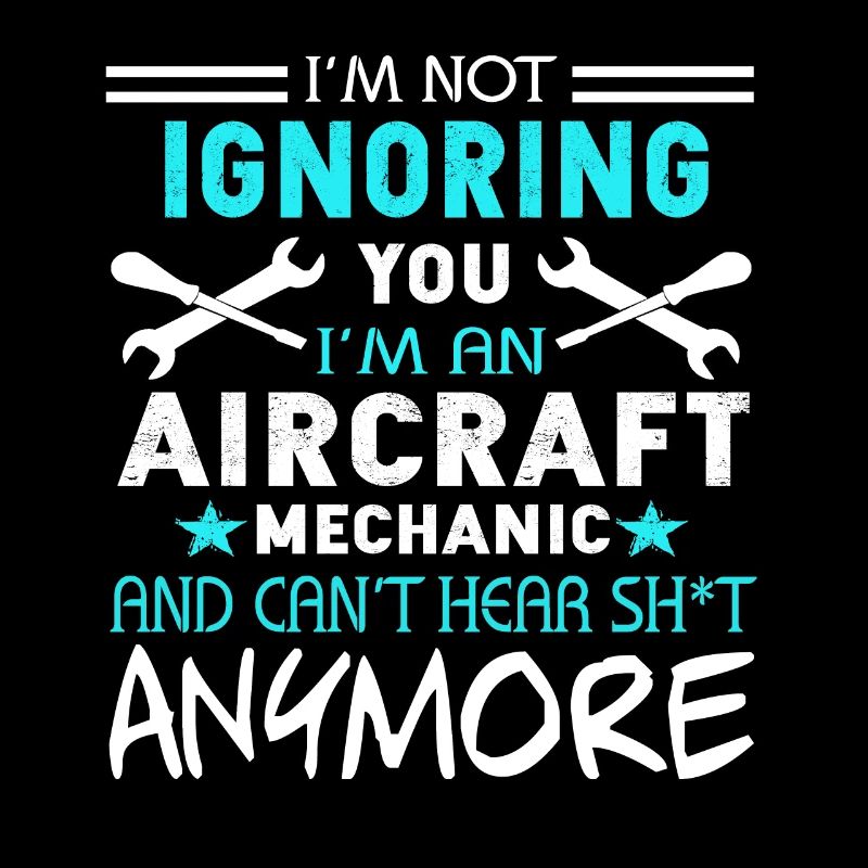 Ich bin ein Flugzeugmechaniker