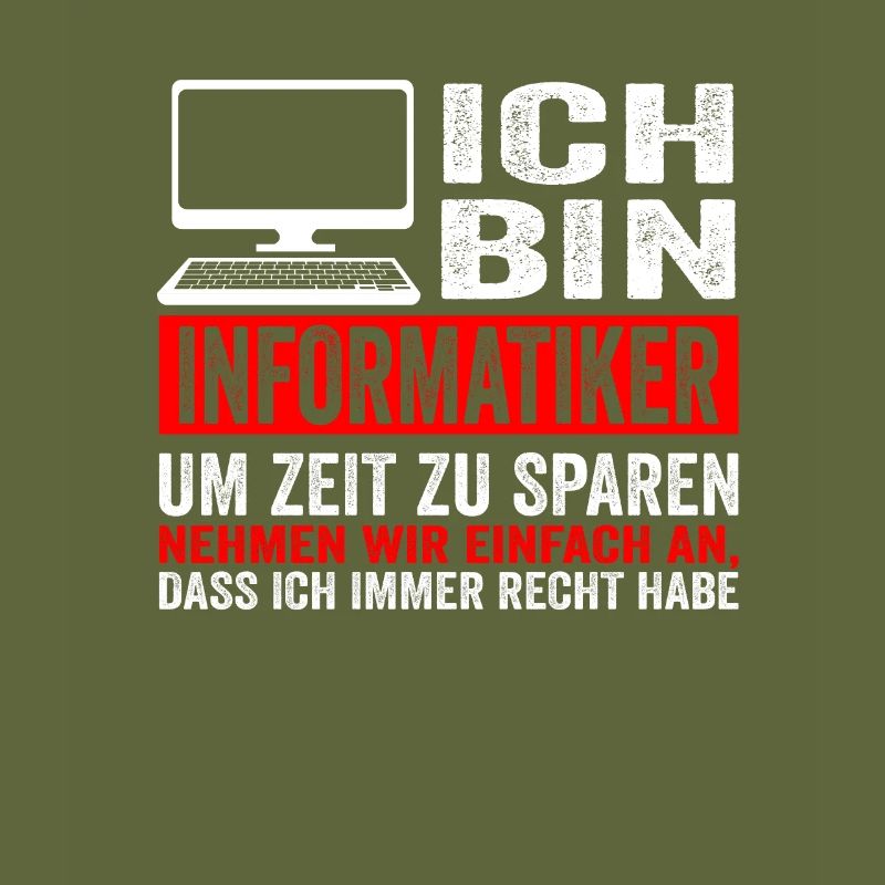 Informatiker IT Experte Informatik Informatik Lust