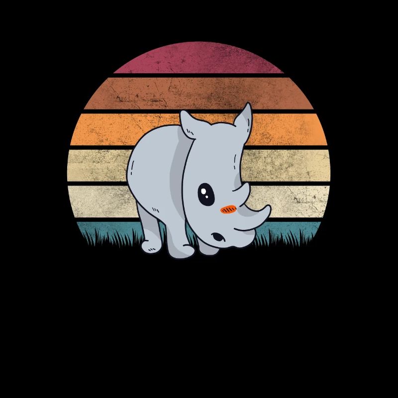 Bébé rhinocéros doux