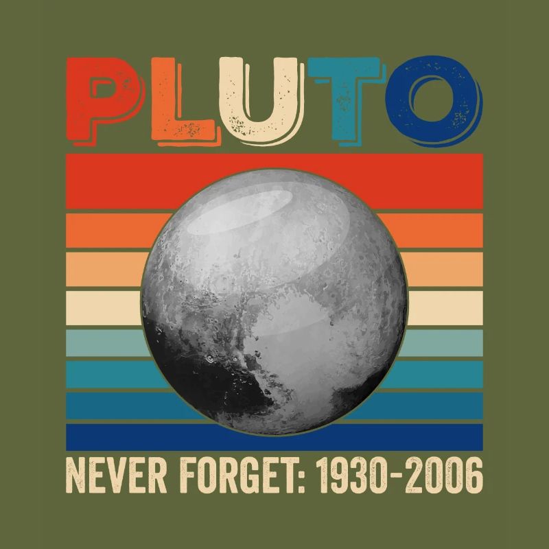 Pluto Never Forget Shirt 1930-2006 planètes