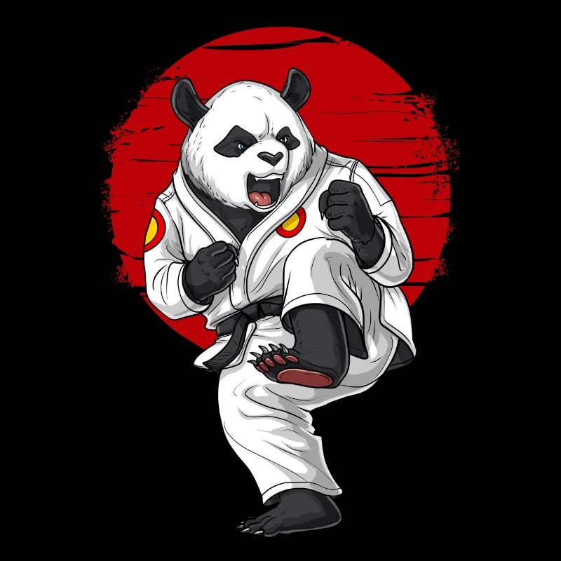 Panda Bären Karate