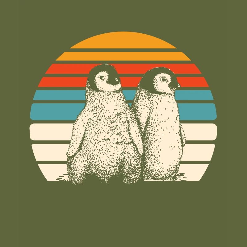 Penguin snow