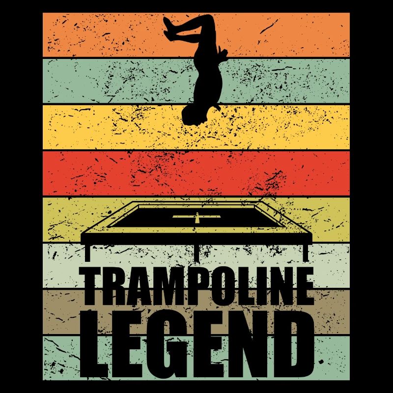 Trampoline Legend Trampoline Jump Retro Gift