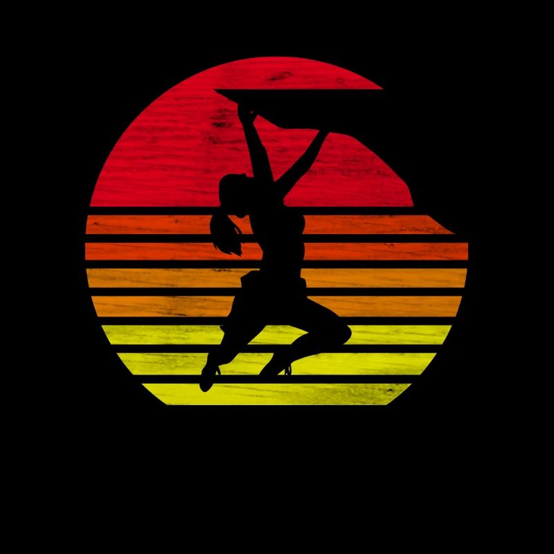 Climbing Climber Retro Gift