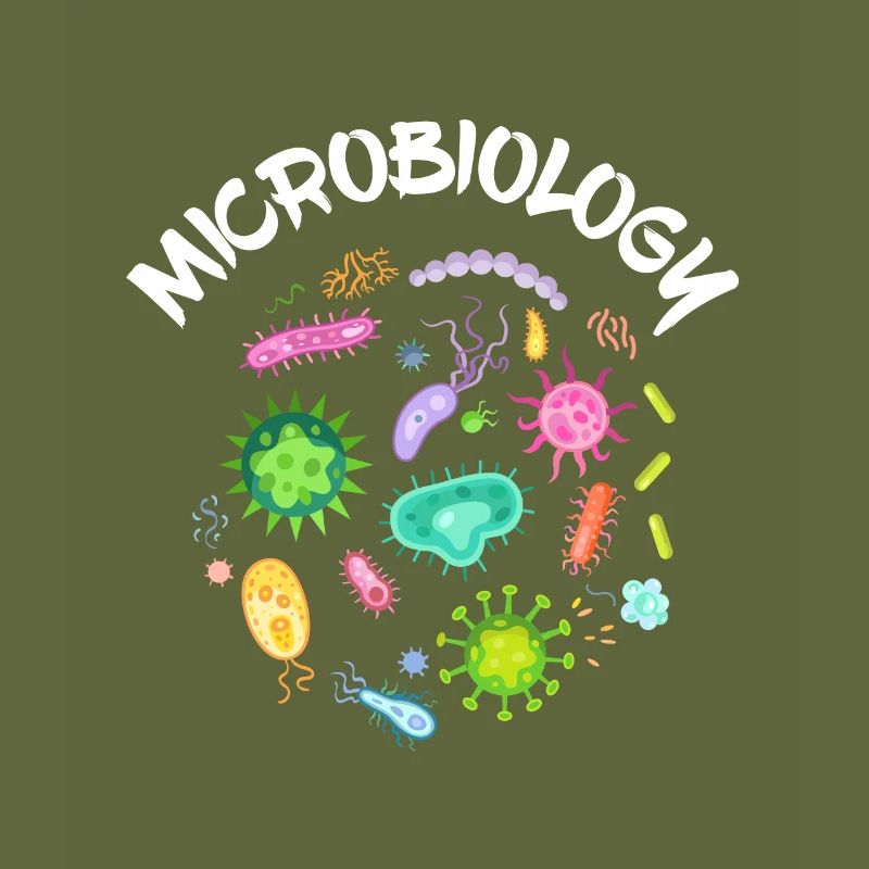Microscope de bactéries microbiologie scientifique