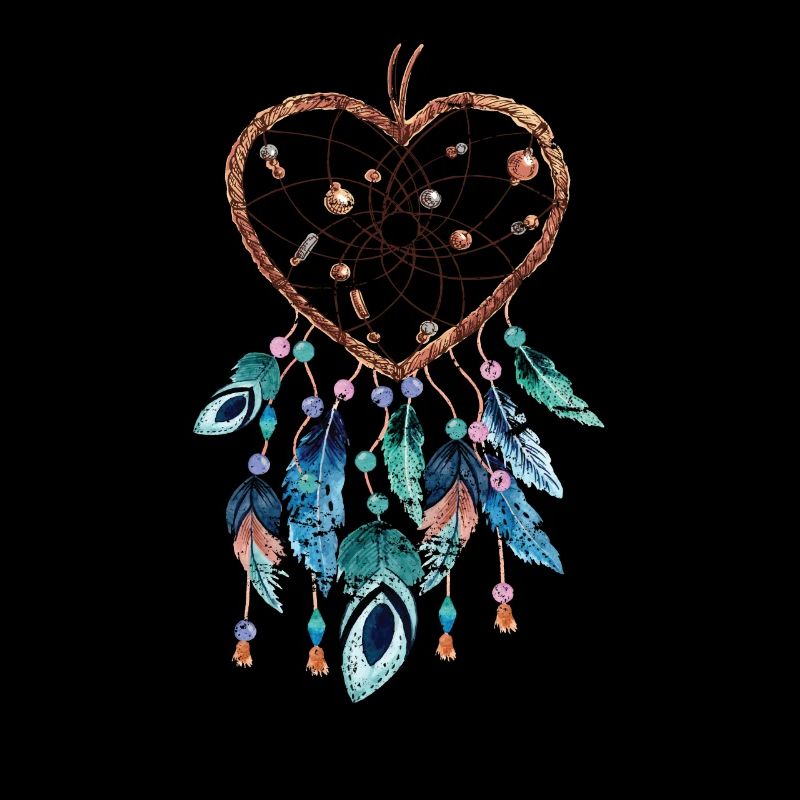 Dream catcher heart