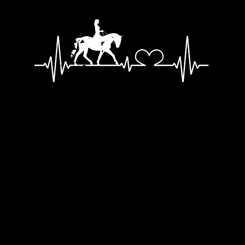 Pferde Reiten Reiter EKG Herzschlag Mädchen