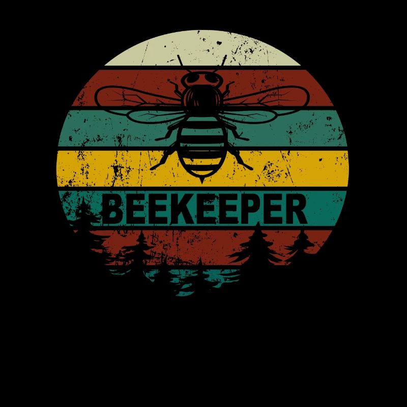 Beekeeper Beekeeper Bees Retro Insect Gift