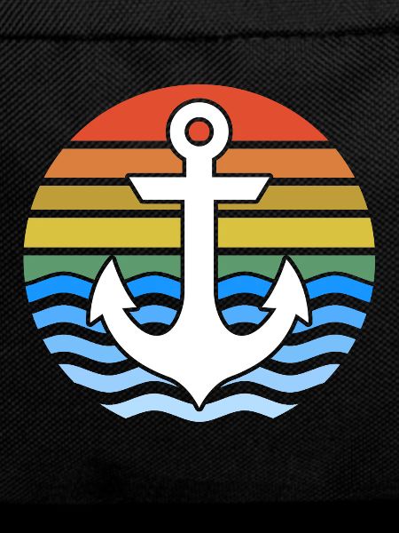 Anchor in sunset
