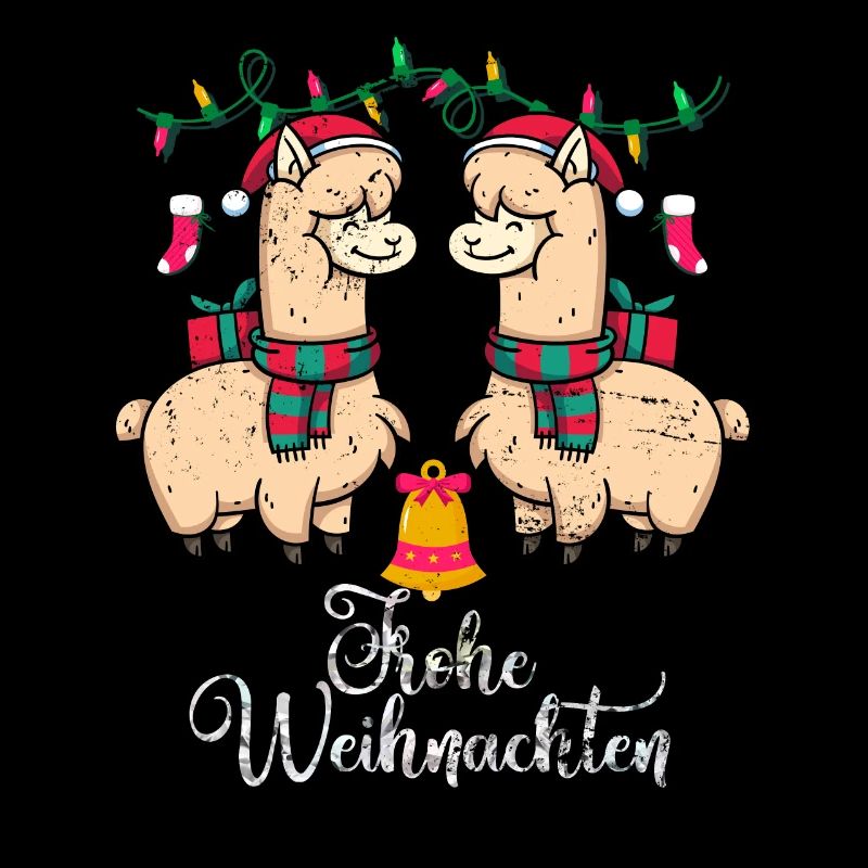Weihnachten Lama