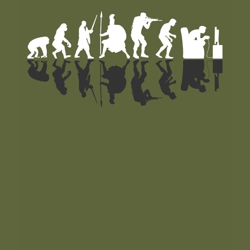 Gamer Evolution Zocker Entwicklung Gaming