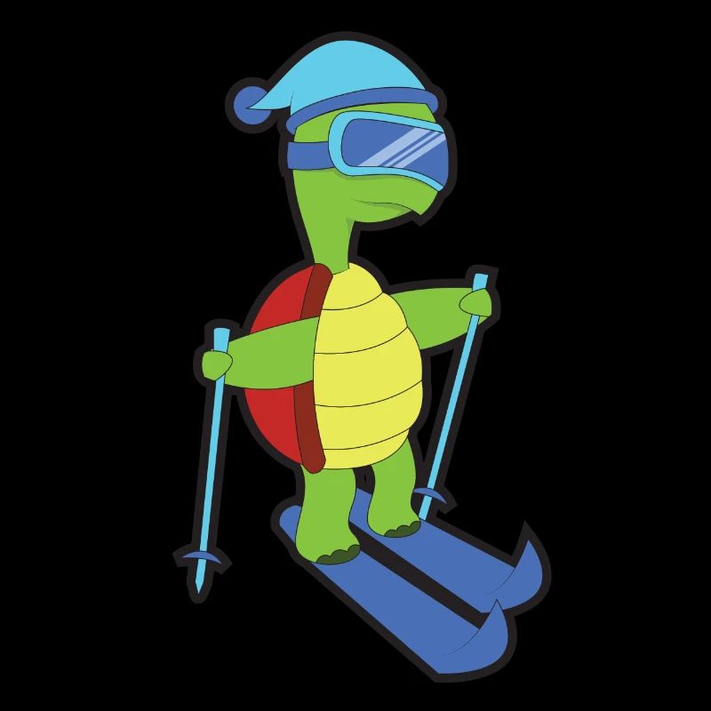 Ski Animal Turtle