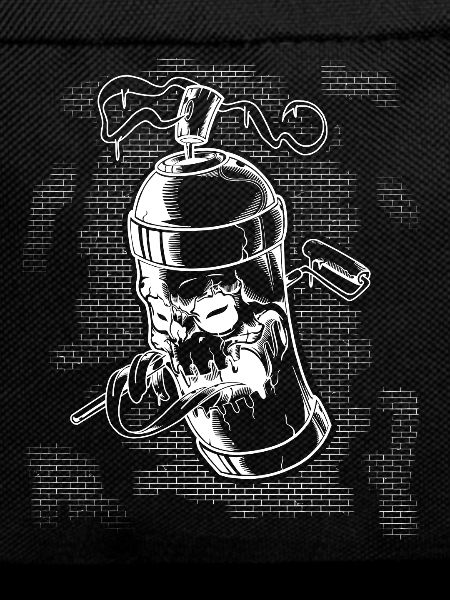 Graffiti spray can