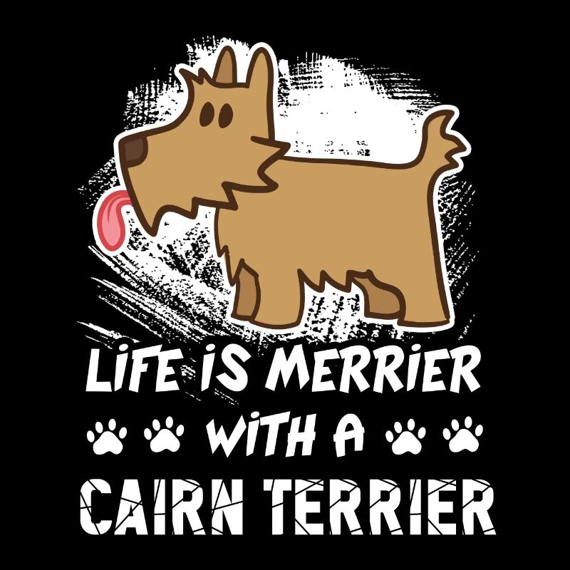 La vie est plus joyeuse avec un Cairn Terrier