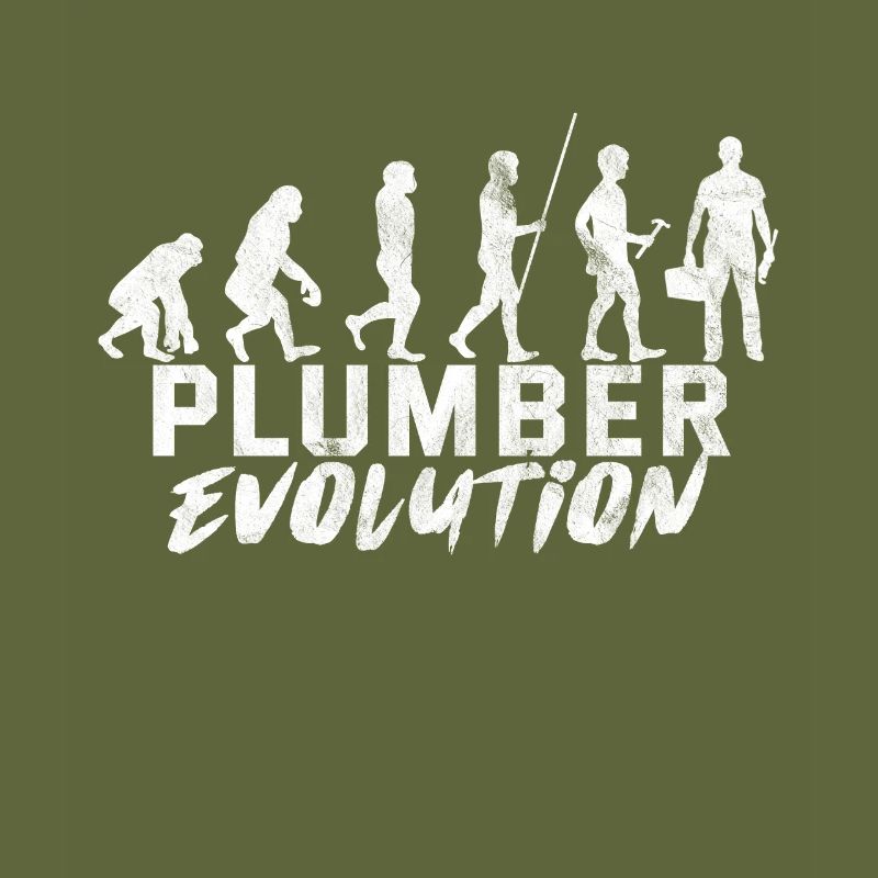 Plumber evolution plumbing pipe plumber joke