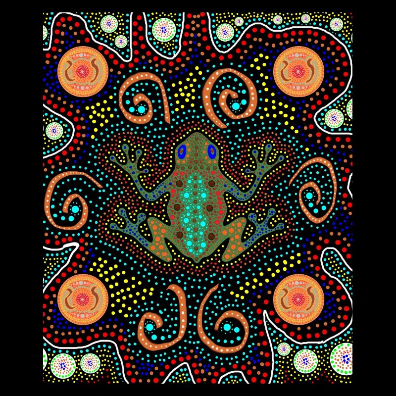 Kunstfrosch der Aborigines