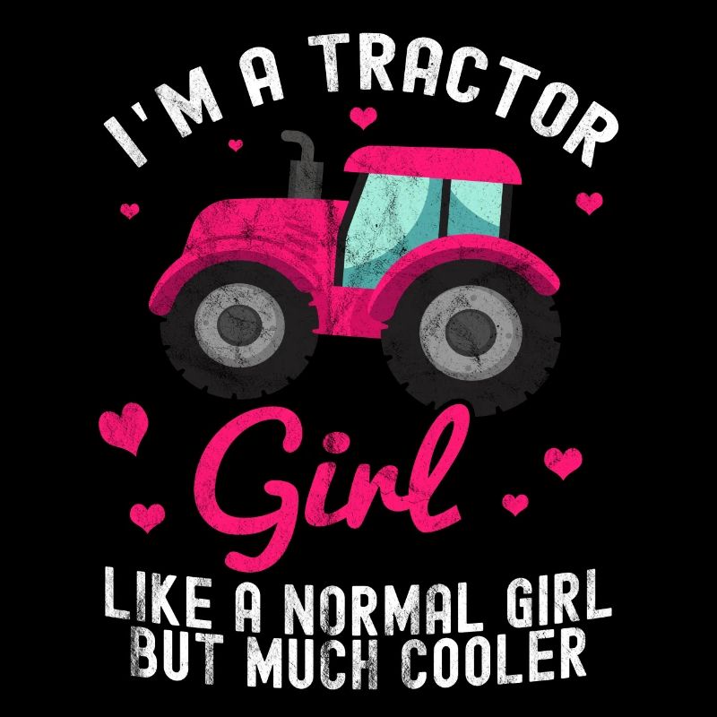 Traktor Trekker Bauer Agrar Acker Ernte Mädchen