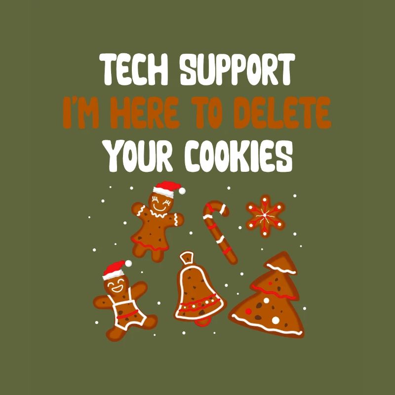 Technischer Support Weihnachten Plätzchen IT