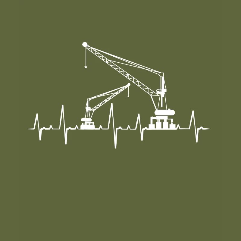 Crane cranes crane operator construction site excavator gift