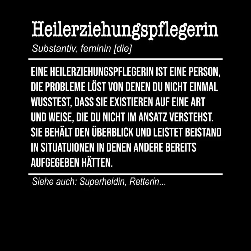 Heilerziehungspflegerin Definition Geschenk