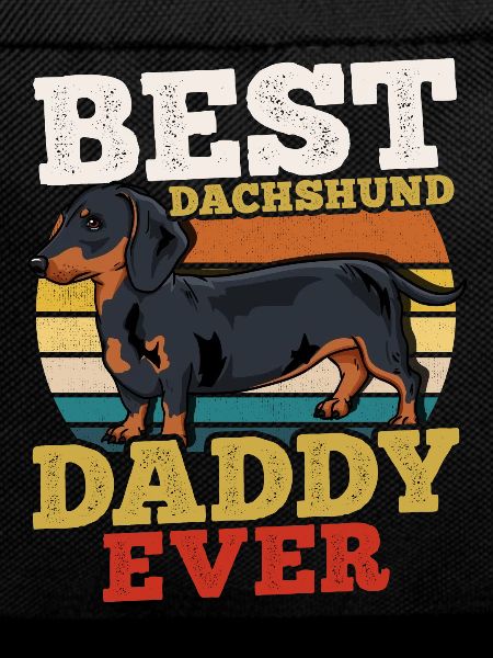 Dachshund Dog Father Retro