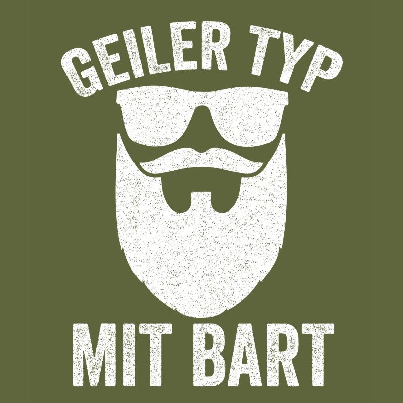 Bartträger Geiler Typ Mit Bart Barbier Hipster Ges