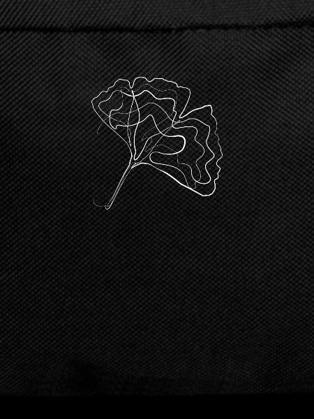 Ginkgo leaf - one line drawing