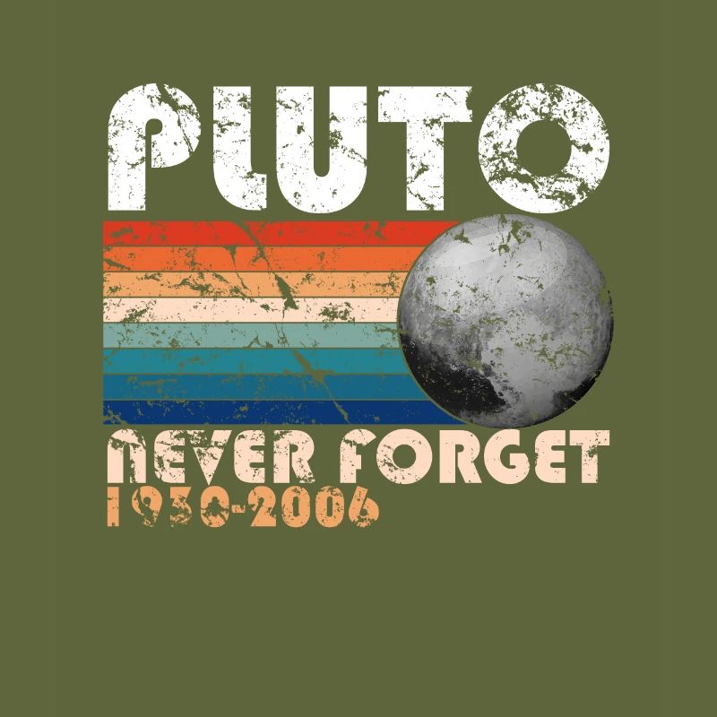 Pluto Never Forget Shirt 1930-2006 planètes