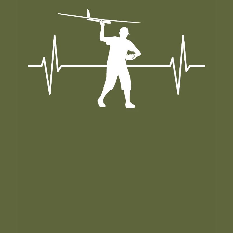 Model Flight Model Maker Airplane ECG Line Gift