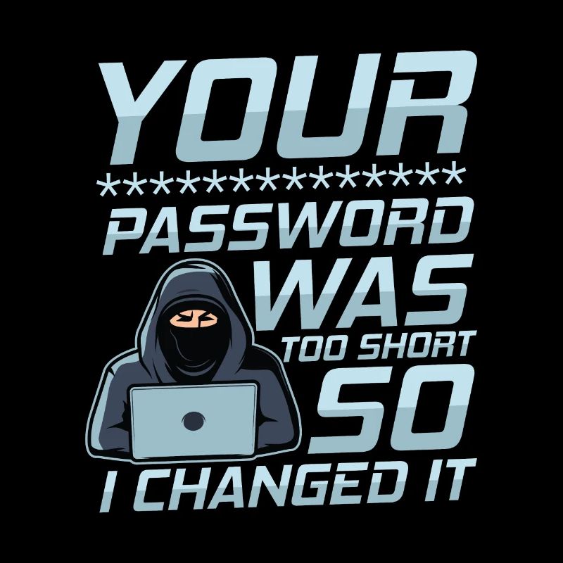 Your password was too short so I changed it