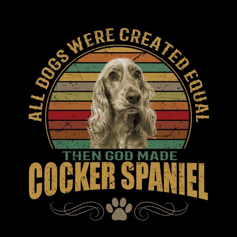 Cocker Spaniel - design de chien cool et tendance