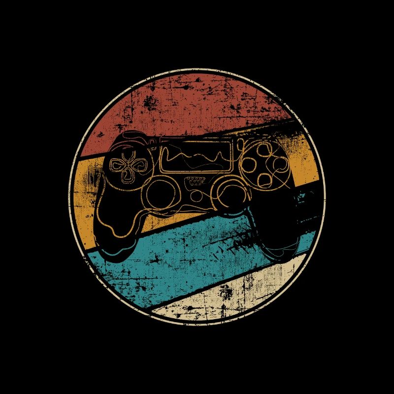 Vintage Gaming Controller Gamer