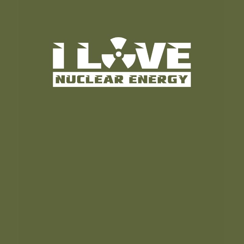 Ich liebe Kernkraft Atom Atomkraft Nuklear