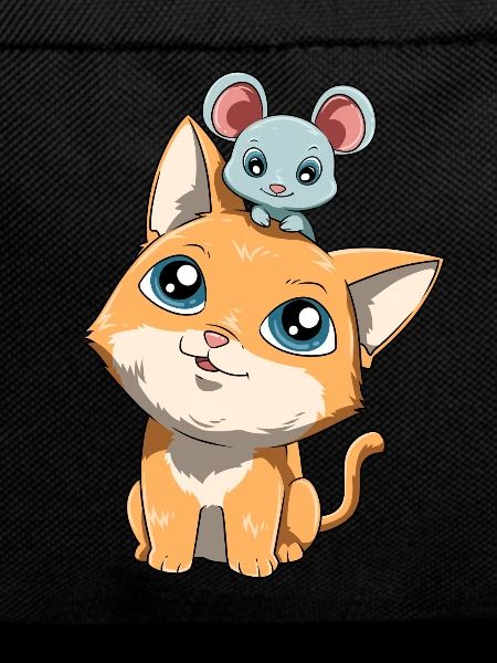 Cute Cat and Mouse Girlfriends
