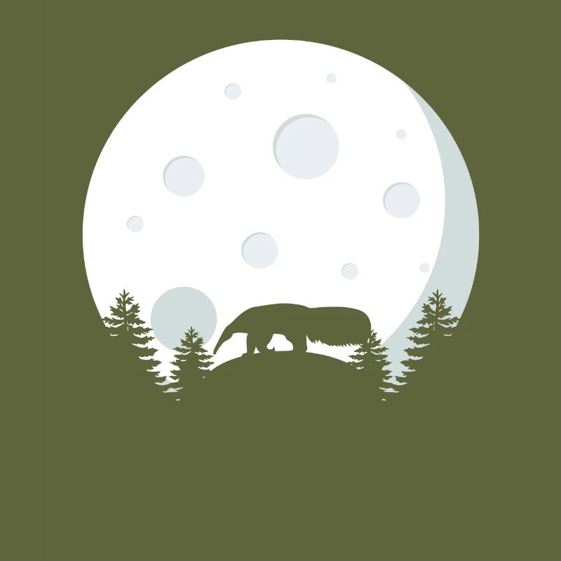 Anteater Before Full Moon