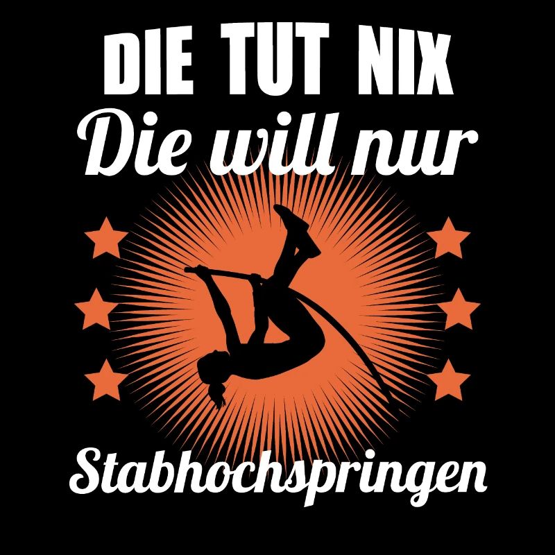 Stabhochsprung Springerin Cooler Spruch Geschenk