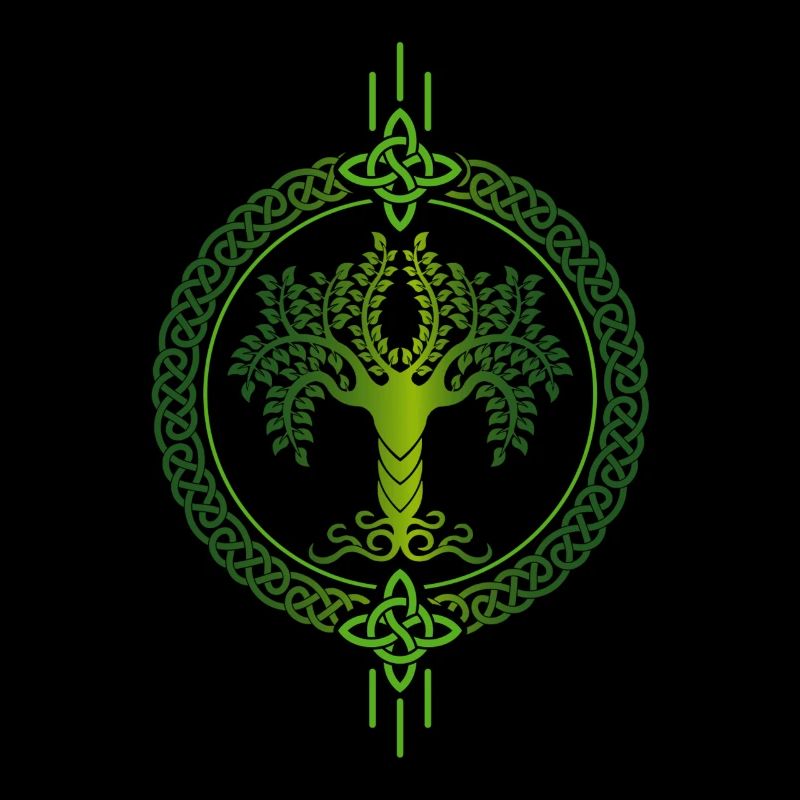 Lebensbaum, Lebensbaum, Keltisches symbol, Celtic,