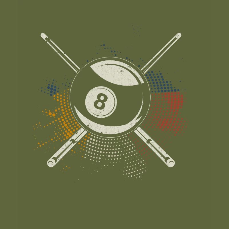 Billard multicolore Billard Huit Billiard billiard