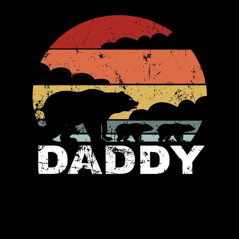 Daddy Bear Kindsvater Zwillinge Vatertag Geschenk
