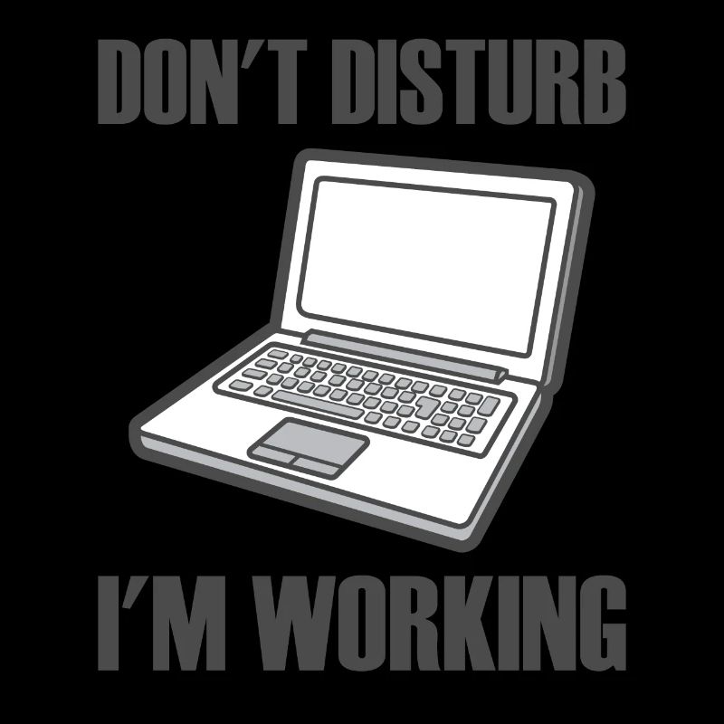 Laptop dont disturb in working