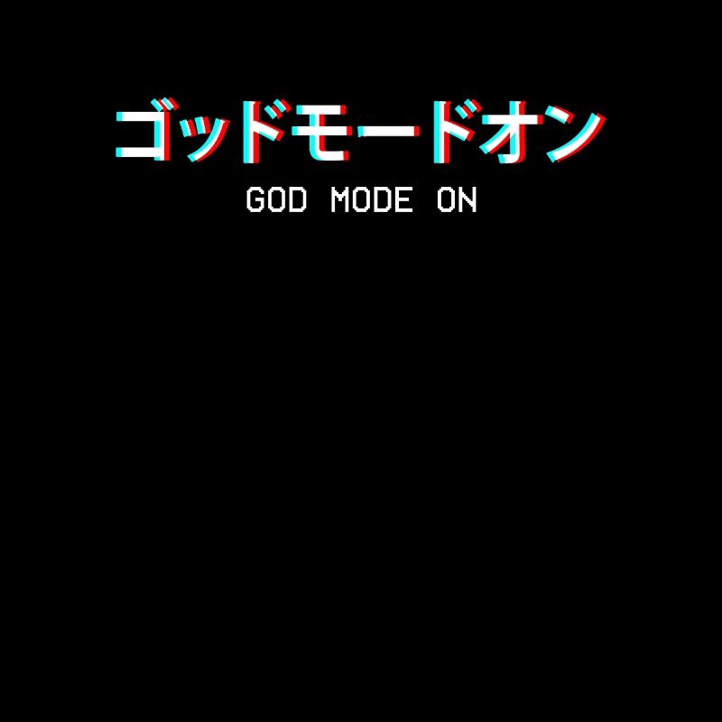 God Mode On Japanese Vaporwave Aesthetic Gift