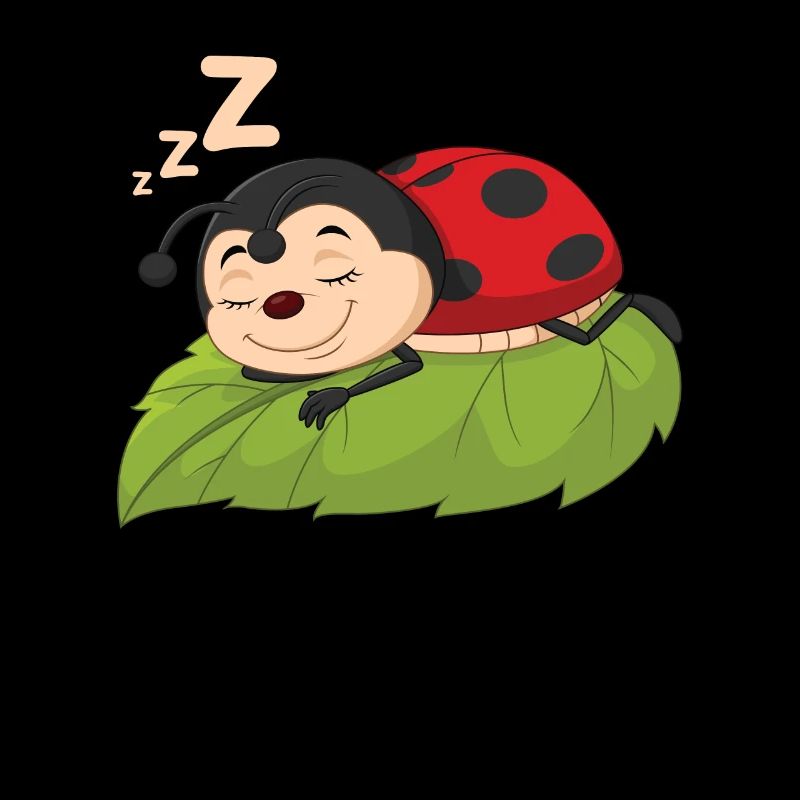 Schlafender Marienkäfer Kinder Geschenk