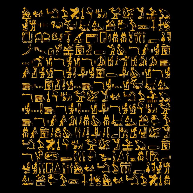 Hieroglyphics Orange
